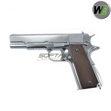 Gas Gbb Pistol 1911 Silver Version We (we-w049s)