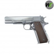 Gas Gbb Pistol 1911 Silver Version We (we-w049s) Gas Gbb Pistol 1911 Silver Version We (we-w049s)