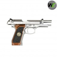 Gas Gbb Pistol M92 Samurai Edge Biohazard Silver We (we-w2058s)