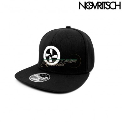 Cappello Snapback Black Logo Round Novritsch (no-11)