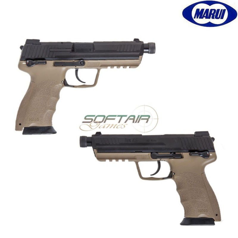 Pistola A Gas Hk45 Tactical Two Tone Tokyo Marui (tm-142764)