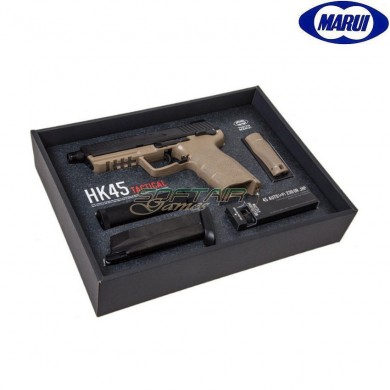 Gas Pistol Hk45 Tactical Two Tone Tokyo Marui (tm-142764)