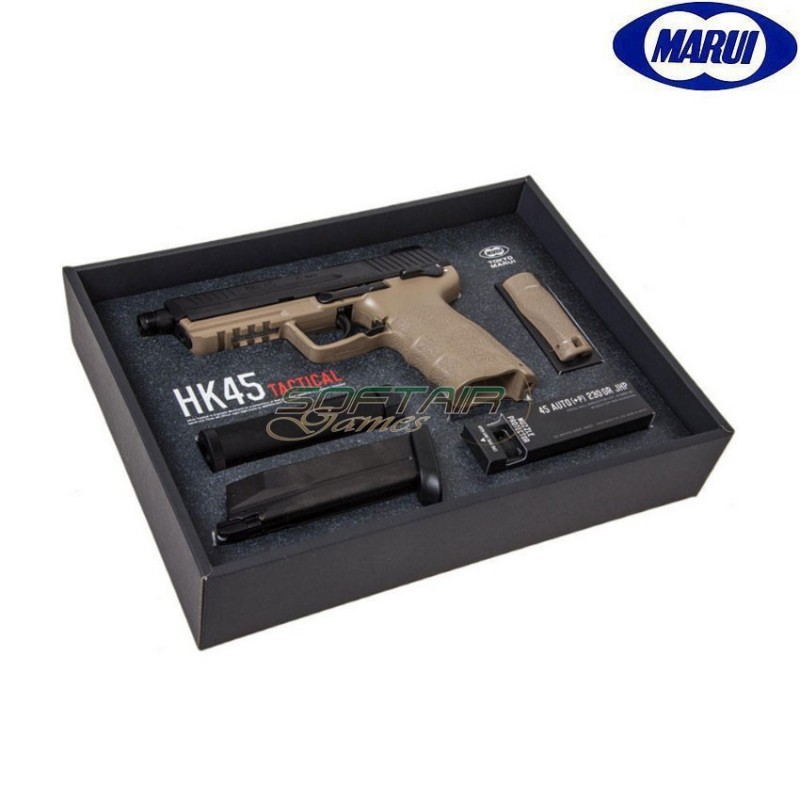 Pistola A Gas Hk45 Tactical Two Tone Tokyo Marui (tm-142764)