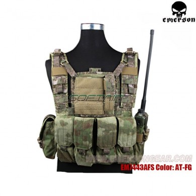 Rrv Tactical Vest Full Set Atacs Foliage Green Emerson (cod.em7443atfg)