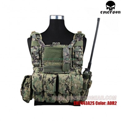 Rrv Tactical Vest Full Set Aor2 Emerson (em7443aor2)