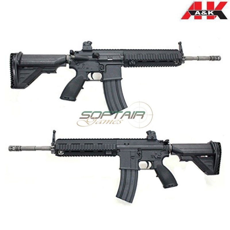 Electric Rifle 416d Carbine Ptw Black A&k (aek-416d