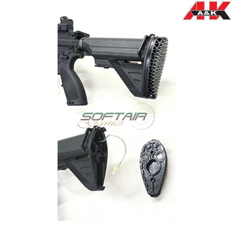 Electric Rifle 416d Carbine Ptw Black A&k (aek-416d