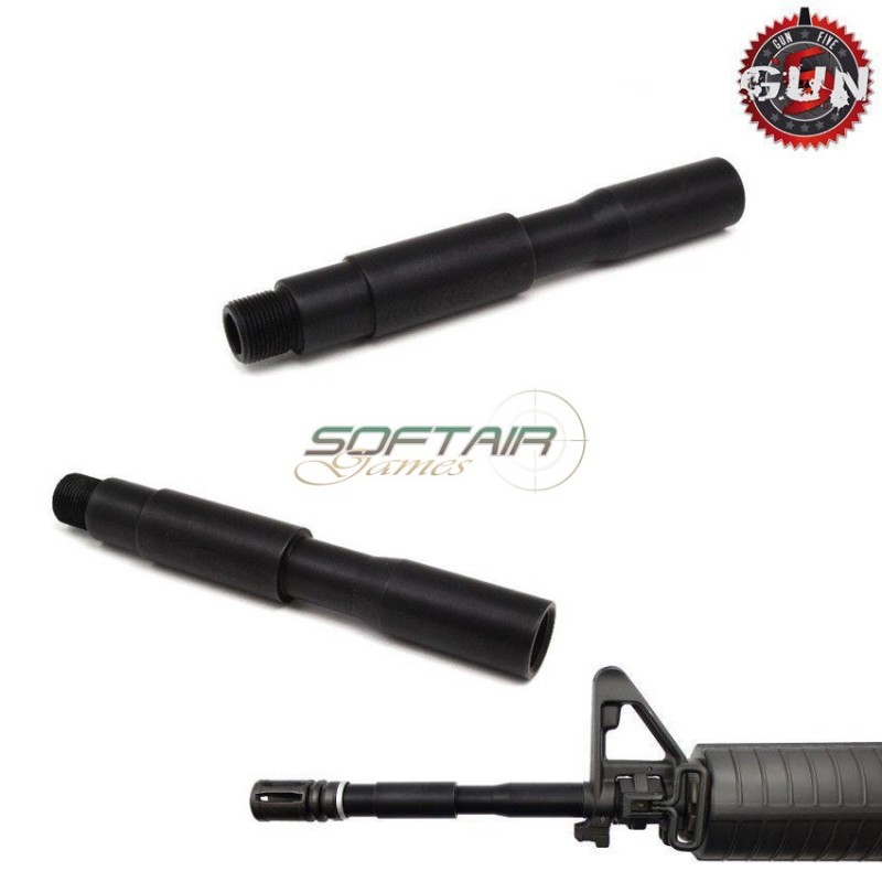 External Barrel Extension 118mm Ccw/ccw Black Gun Five (gf-2476) External Barrel Extension 118mm Ccw/ccw Black Gun Five (gf-2476)