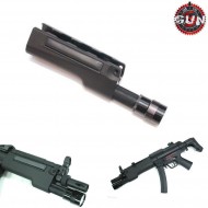 Tactical Black Handguard With Flashlight For Mp5 Aeg Gun Five (gf-11058)