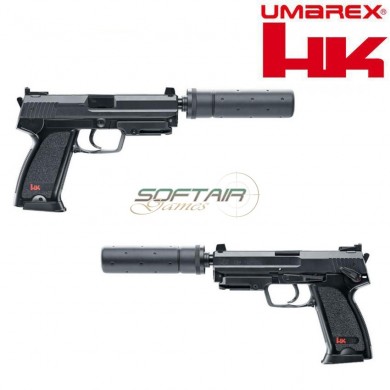 Pistola Elettrica H&k Usp Black Con Silenziatore Umarex (um-2.5976)