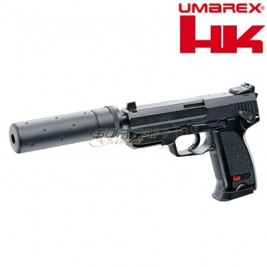 Pistola Elettrica H&k Usp Black Con Silenziatore Umarex (um-2.5976)
