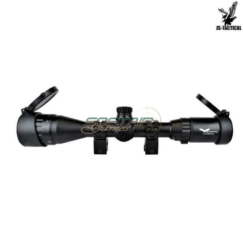 Ottica Zoom 3-12x40mm Illuminata Mil-dot Js Tactical (js-3-12x40baol)