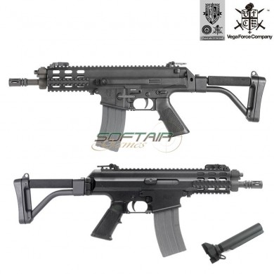 Rifle Electric Xcr-l Micro Aeg Black W/combo Adapter Vfc (vf1-xcrmicro-bk)