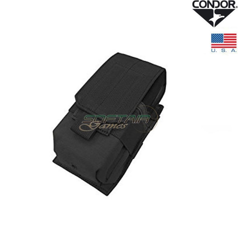 Single Magazine 2 Spaces Pouch For M14/338/g3/fal Black Condor® (ma62-bk)