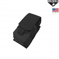Single Magazine 2 Spaces Pouch For M14/338/g3/fal Black Condor® (ma62-bk)