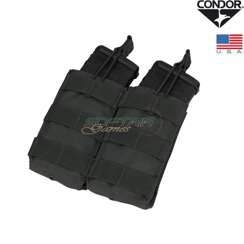 Double Magazines Pouch M4 Open Top Black Condor® (ma19-bk)
