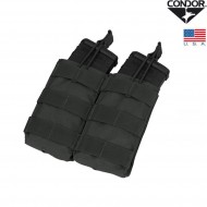 Tasca Doppia Caricatori M4 Open Top Black Condor® (ma19-bk)
