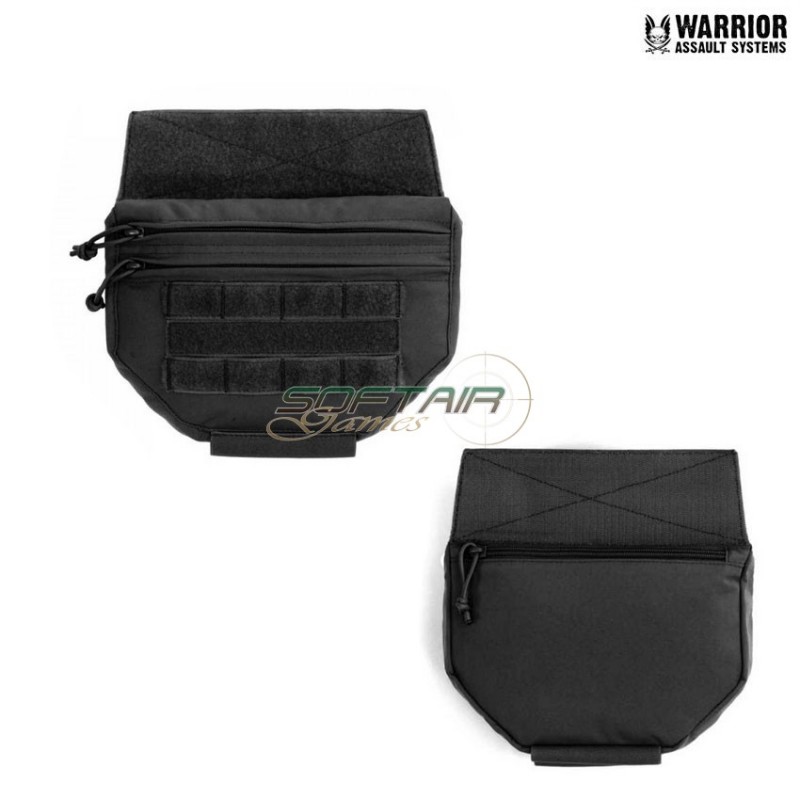 Tasca Drop Down Velcro Utility Black Warrior Assault Systems (w-eo-ddvup-blk) Tasca Drop Down Velcro Utility Black Warrior Assault Systems (w-eo-ddvup-blk)