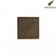 Patch Logo Rubber Type 2 Coyote Tan Defcon 5 (d5-pa02-ct)