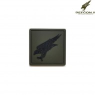 Patch Logo Rubber Type 2 Olive Drab Defcon 5 (d5-pa02-od)
