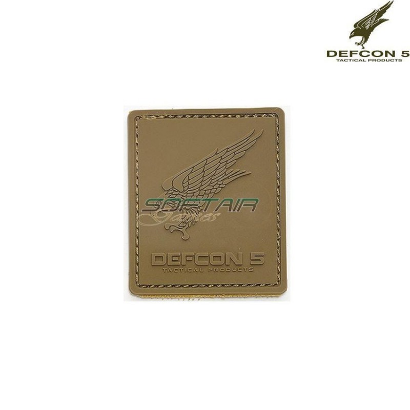 Patch Logo Rubber Type 1 Coyote Tan Defcon 5 (d5-pa01-ct)
