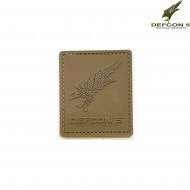 Patch Logo Rubber Type 1 Coyote Tan Defcon 5 (d5-pa01-ct)