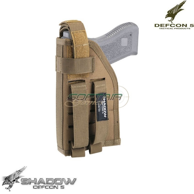 Fondina Universale Lasercut Ambidestra Sistema Molle Coyote Tan Shadow Defcon 5 (d5-las_gs05-ct)