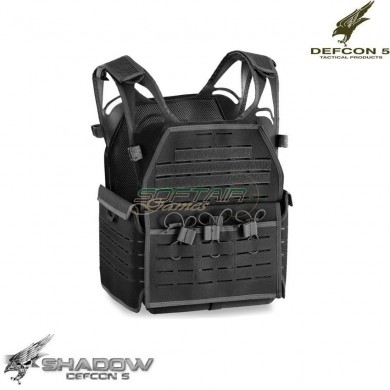 Lasercut Vest Carrier Black Shadow Defcon 5 (d5-las_bav15-b)