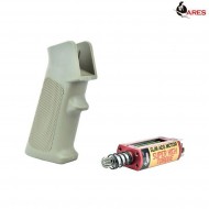 Realistic Serie Combo Set Impugnatura Tan Slim + Motore Aeg Albero Lungo Slim Super High Torque Ares (ar-pgm4-t) Realistic Serie Combo Set Impugnatura Tan Slim + Motore Aeg Albero Lungo Slim Super High Torque Ares (ar-pgm4-t)