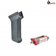 Realistic Serie Combo Set Impugnatura Ak Black Slim + Motore Aeg Slim High Torque Ares (ar-pgm2-b)