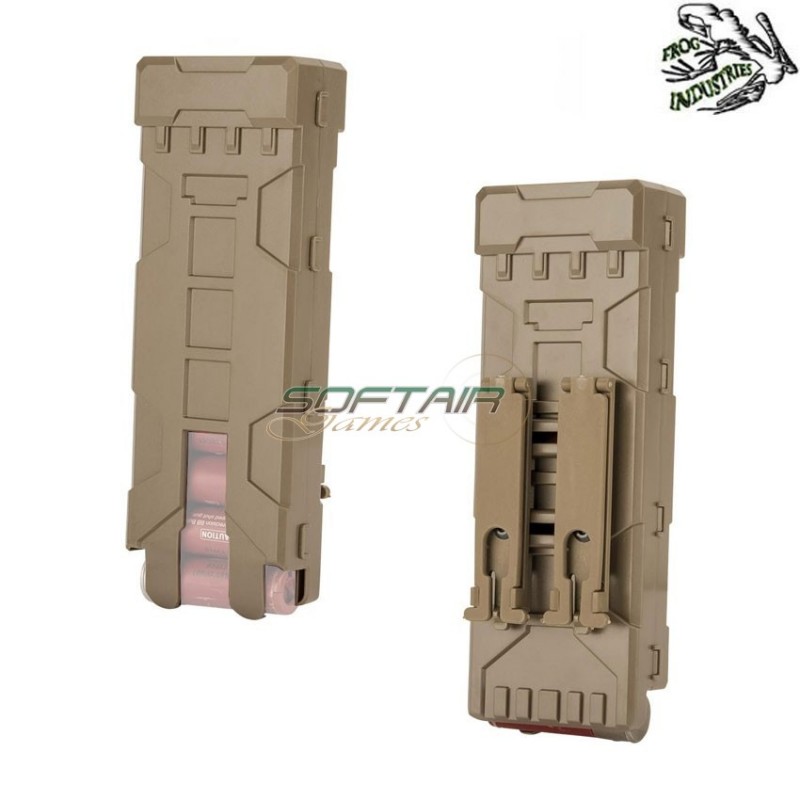 Porta Cartucce Molle In Polimero Dark Earth Frog Industries® (fi-612094-de)