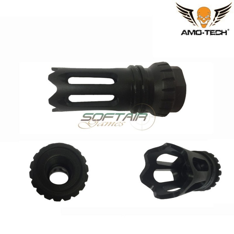 Milsim Realistic Acc Type Short Black Silenziatore Qd Combo Amo-tech® (amt-610808)