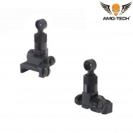 Tacca Di Mira Flip-up Posteriore Type 2 Black Amo-tech® (amt-018933-bk)
