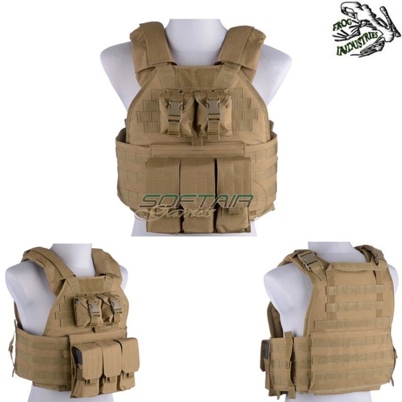 Spc Usmc Body Armour Coyote Frog Industries® (fi-018406-tan)