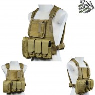 Lasercut Version Plate Carrier Vest Tan Frog Industries® (fi-018409-tan)