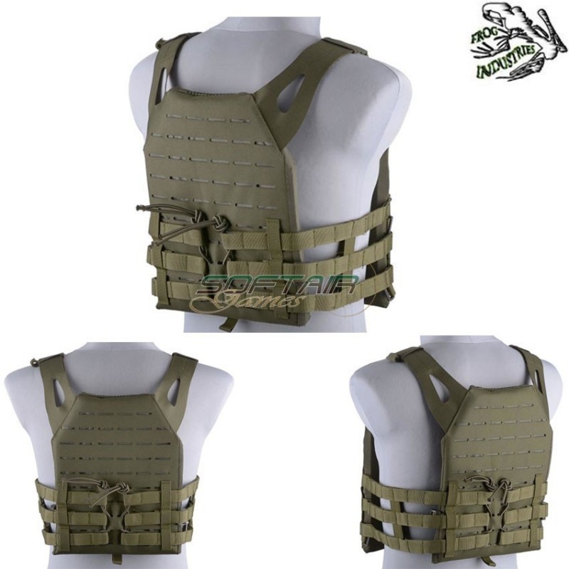 Lasercut Version Skeleton Jpc Vest Olive Drab Frog Industries® (fi-018410-od)