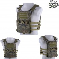 Lasercut Version Skeleton Jpc Vest Woodland Panther Frog Industries® (fi-018413-wd)