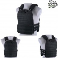 Penta Type Plate Carrier Molle/lasercut Black Frog Industries® (fi-wo-ve61-bk)