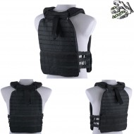 Penta Type Plate Carrier Molle/lasercut Black Frog Industries® (fi-wo-ve61-bk)