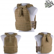 Penta Type Plate Carrier Molle/lasercut Tan Frog Industries® (fi-wo-ve61-tan)