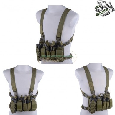 Tactical Hs Style Fast Chest Rig Olive Drab Frog Industries® (fi-018419-od)