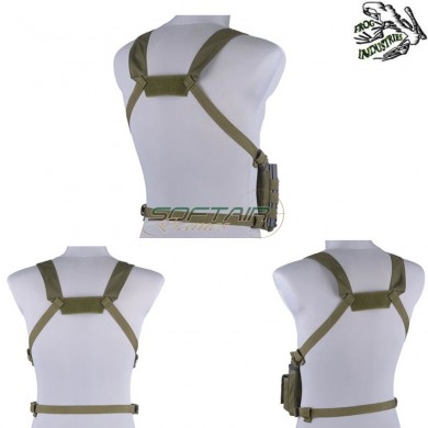 Tactical Hs Style Fast Chest Rig Olive Drab Frog Industries® (fi-018419-od)