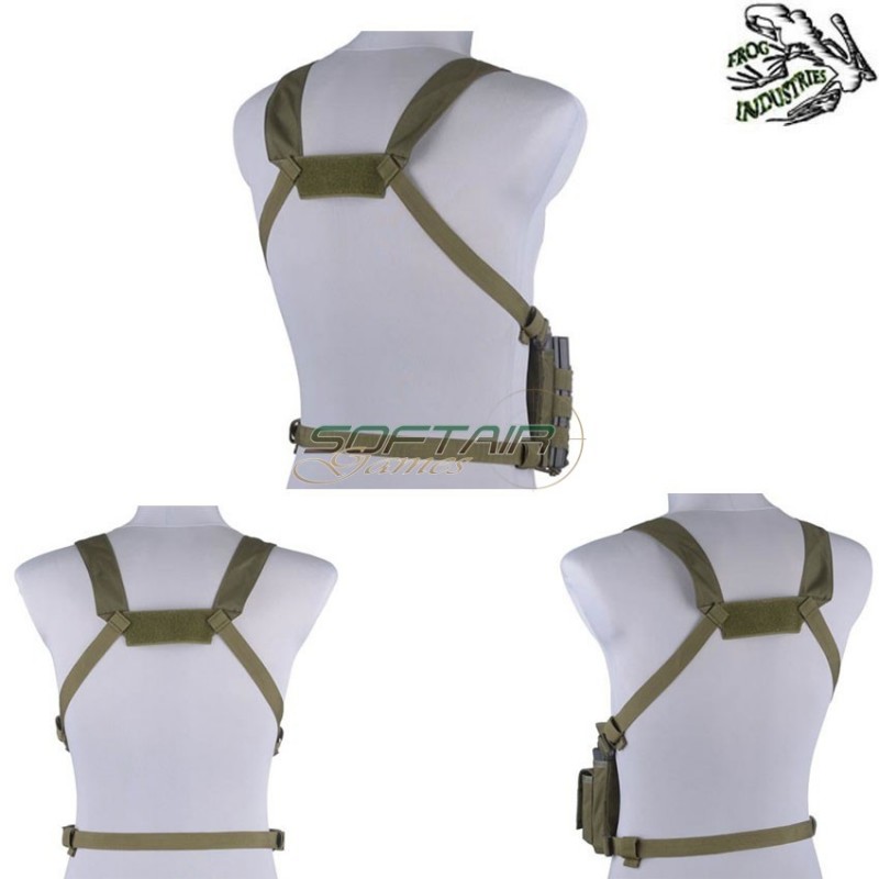 Tactical Hs Style Fast Chest Rig Olive Drab Frog Industries® (fi-018419-od)