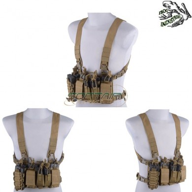 Tactical Hs Style Fast Chest Rig Coyote Frog Industries® (fi-018421-tan)