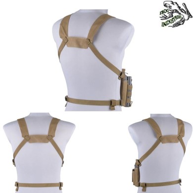 Tactical Hs Style Fast Chest Rig Coyote Frog Industries® (fi-018421-tan)