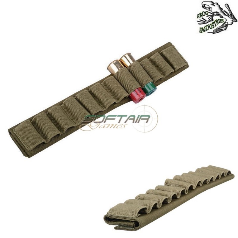 Velcro System Pouch For Shotgun Shell Olive Drab Frog Industries® (fi-009813-od)