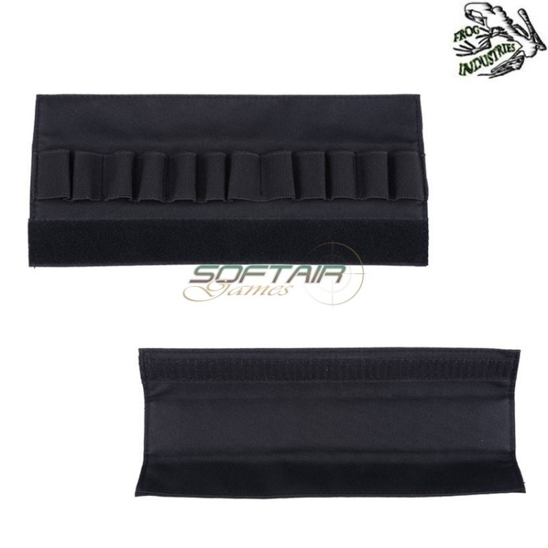 Velcro System Pouch For Shotgun Shell Black Frog Industries® (fi-009814-bk)