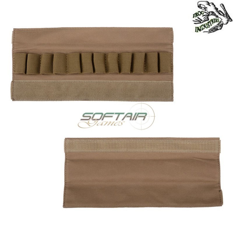 Velcro System Pouch For Shotgun Shell Coyote Frog Industries® (fi-009815-tan)