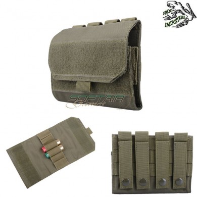 Molle System Pouch For Shotgun Shell Olive Drab Frog Industries® (fi-009816-od)