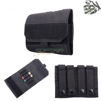 Molle System Pouch For Shotgun Shell Black Frog Industries® (fi-009817-bk)